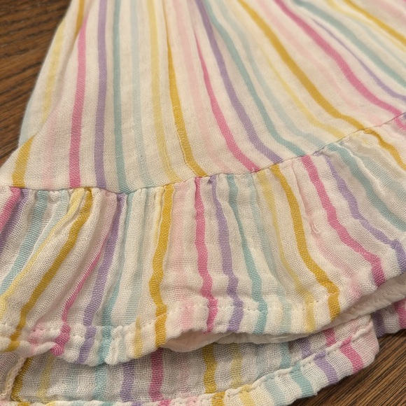 Angel Dear Girls' 2-Pc. Smocked Rainbow Striped Dress & Bloomer Set - Baby - Picture 5 of 9